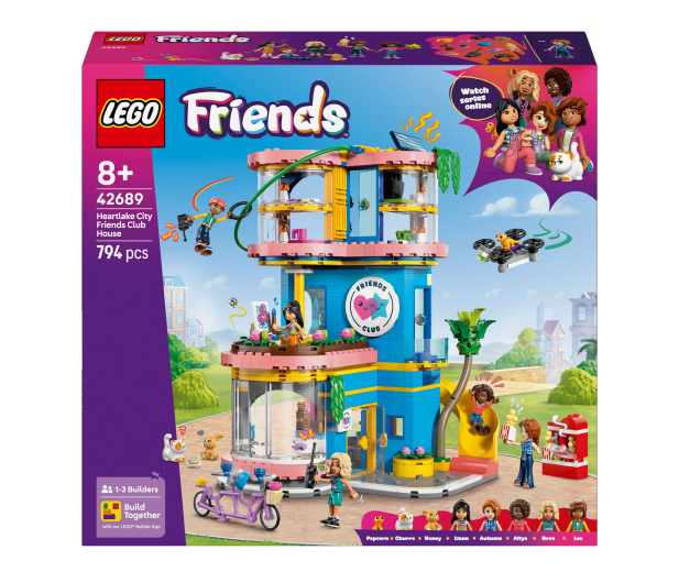 LEGO FRIENDS 42689 Domek klubu przyjaciół z Heartlake - 1473468 - zdjęcie